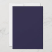 Klassischer Goldrahmen Royal Monogram Hochzeit Save The Date (Rückseite)