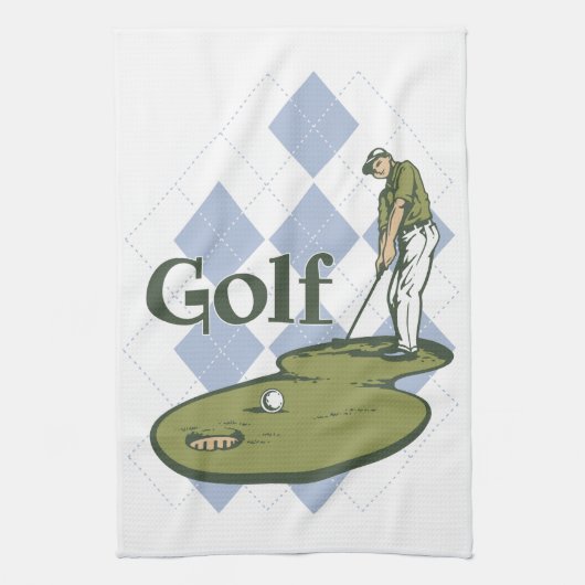 Klassischer Golf Handtuch (Vertikal)
