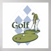 Klassischer Golf Poster (Vorne)