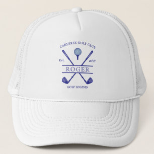 Klassischer Golfclub Name Deep Blue Truckerkappe