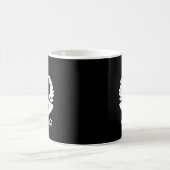 KLASSISCHER GOLFER MONOGRAMM NAME KAFFEETASSE (Mittel)