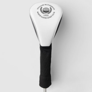Klassischer Golfschlägername personalisiert Golf Headcover