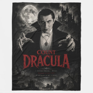 Klassischer Graf Dracula Gothic Horror Vampir Fleecedecke