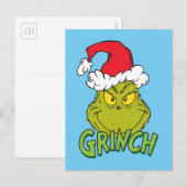 Klassischer Grinch | Böse oder Braver Feiertagspostkarte (Vorne/Hinten)
