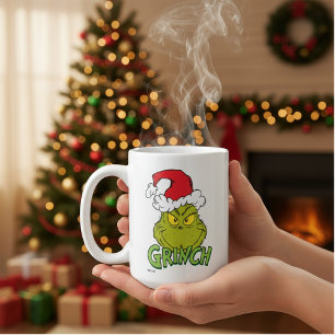 Klassischer Grinch   Böse oder Braver Kaffeetasse