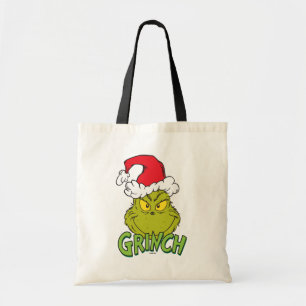 Klassischer Grinch Böse oder Braver Tragetasche