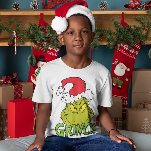 Klassischer Grinch | Böse oder Braver Tri-Blend Shirt