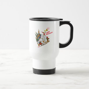 Klassischer Grinch Fröhliche Grinchmas! Reisebecher