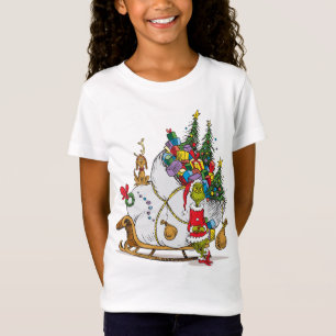 Klassischer Grinch Grinch & Max mit Schlitten T-Shirt