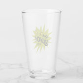 Klassischer Grinch | Grüner Starburst Glas (Rückseite)