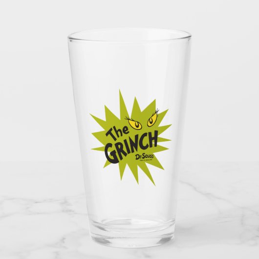 Klassischer Grinch | Grüner Starburst Glas (Vorderseite)