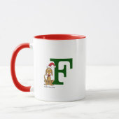 Klassischer Grinch Max | Monogramm F Tasse (Links)