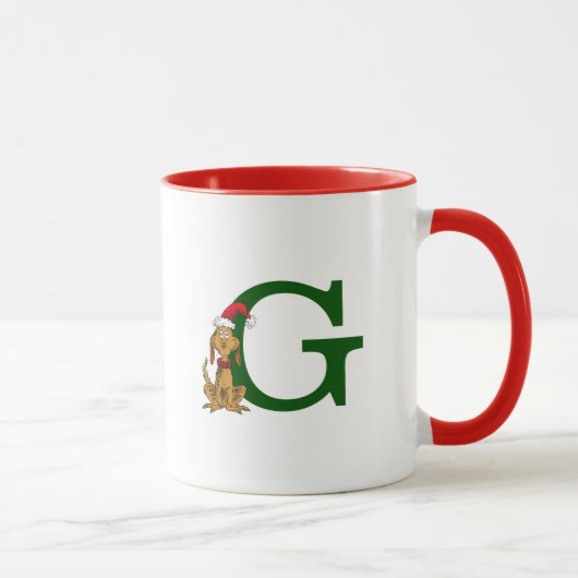 Klassischer Grinch Max | Monogramm G Tasse (Rechts)