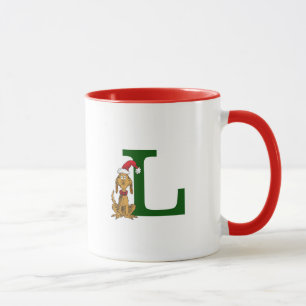 Klassischer Grinch Max Monogramm L Tasse