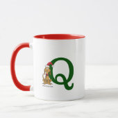 Klassischer Grinch Max | Monogramm Q Tasse (Links)