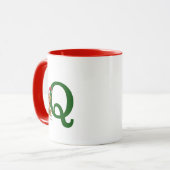 Klassischer Grinch Max | Monogramm Q Tasse (Vorderseite Links)