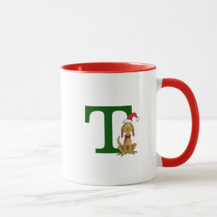 Klassischer Grinch Max Monogramm T Tasse