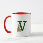 Klassischer Grinch Max | Monogramm V Tasse (Links)