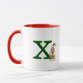 Klassischer Grinch Max | Monogramm X Tasse (Links)