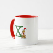 Klassischer Grinch Max | Monogramm X Tasse (Vorderseite Links)