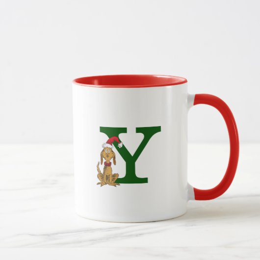 Klassischer Grinch Max | Monogramm Y Tasse (Rechts)