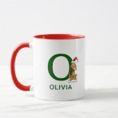 Klassischer Grinch Max | Name & Monogramm O Tasse (Links)