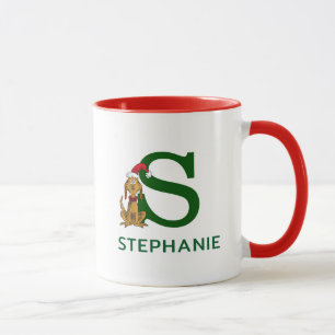 Klassischer Grinch Max Name & Monogramm S Tasse