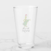 Klassischer Grinch | Unartig Glas (Rückseite)