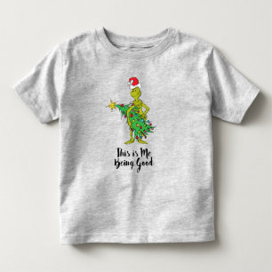 Klassischer Grinch Unartig Kleinkind T-shirt