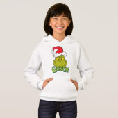 Klassischer Grinch | Unartig oder Nett Hoodie (Vorne ganz)