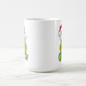 Klassischer Grinch | Unartig oder Nett Kaffeetasse (Mittel)
