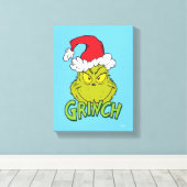 Klassischer Grinch | Ungezogen oder Artig Leinwanddruck (Insitu (Holzboden))