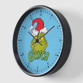 Klassischer Grinch | Ungezogen oder Nett Uhr (Winkel)