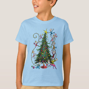 Klassischer Grinch   Weihnachtsbaum aus Whoville T-Shirt