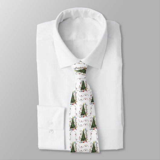 Klassischer Grinch | Weihnachtsbaum Krawatte (Gebunden)