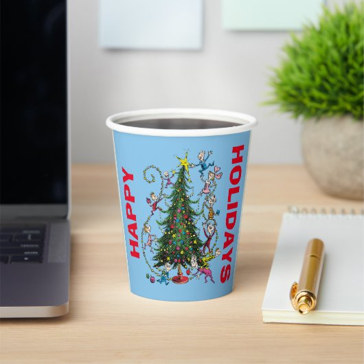 Klassischer Grinch | Weihnachtsbaum Pappbecher (InSitu)