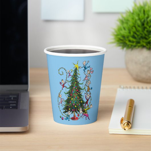Klassischer Grinch | Weihnachtsbaum Pappbecher (InSitu)