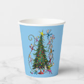 Klassischer Grinch | Weihnachtsbaum Pappbecher (Vorderseite)