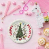 Klassischer Grinch | Weihnachtsbaum Pappteller (Party)