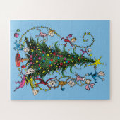 Klassischer Grinch | Weihnachtsbaum Puzzle (Horizontal)