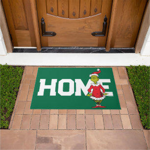 Klassischer Grinch Weihnachtsmann Fußmatte
