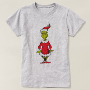 Klassischer Grinch   Weihnachtsmann T-Shirt