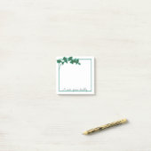 Klassischer Grüner Englischer Efeu | Geschenk für Post-it Klebezettel (Auf Schreibtisch)