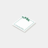 Klassischer Grüner Englischer Efeu | Geschenk für Post-it Klebezettel (angewinkelt)