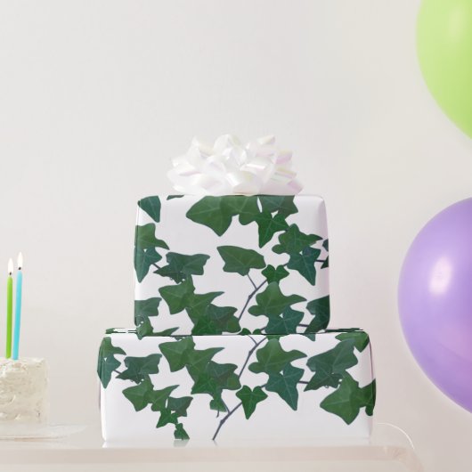 Klassischer Grüner Englischer Efeu Geschenkpapier (Partygeschenke)