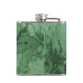 Klassischer grüner Marmorstein des Eleganz-Luxus-| Flachmann (Rückseite)