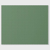 Klassischer grüner Sternenhimmel Geschenkpapier (Flach)