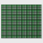 Klassischer grüner Tartan-Karo.  Geschenkpapier (Flach)