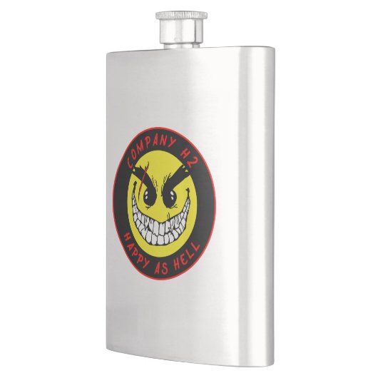 Klassischer H2-Kolben Flachmann (Links)