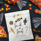 Klassischer Halloween Candy Trick oder Treat Geschenktütchen
